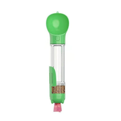 Dispensador de Agua y Comida 3 en 1 para Perros con Bolsas y Pala