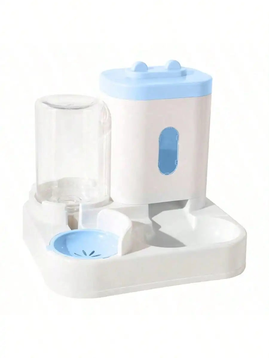 Dispensador de Agua y Comida por Gravedad para Gatos — Anticorrosión