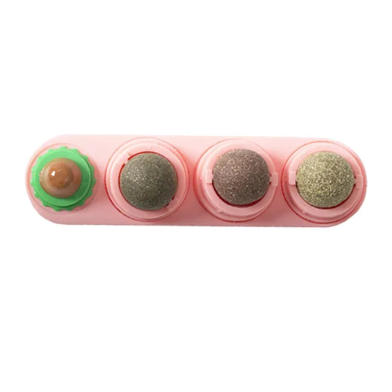 Juguete Catnip Giratorio para Gatos — Limpieza de Dientes y Digestión