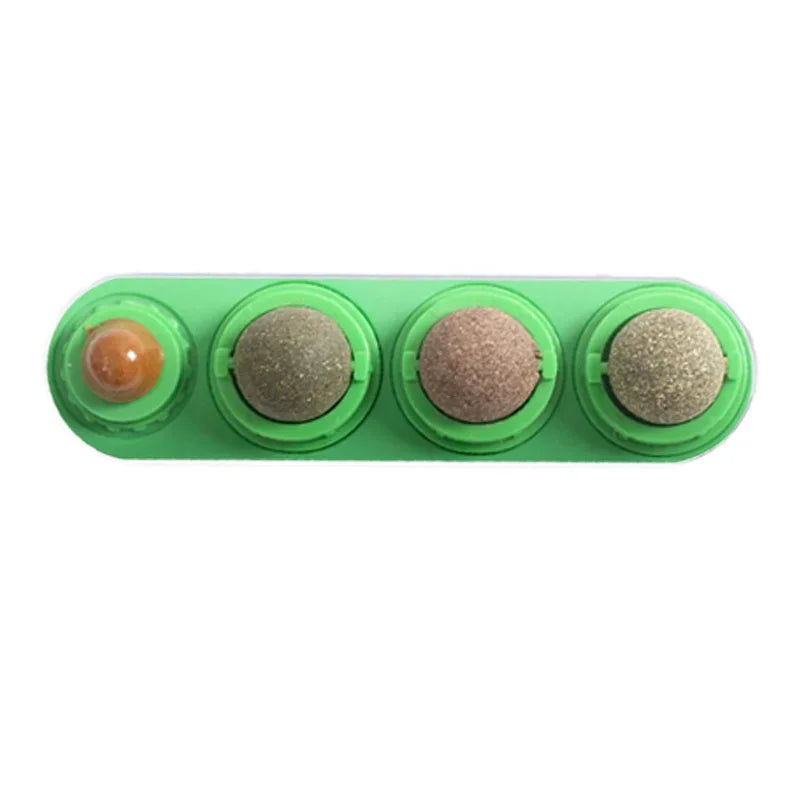 Juguete Catnip Giratorio para Gatos — Limpieza de Dientes y Digestión