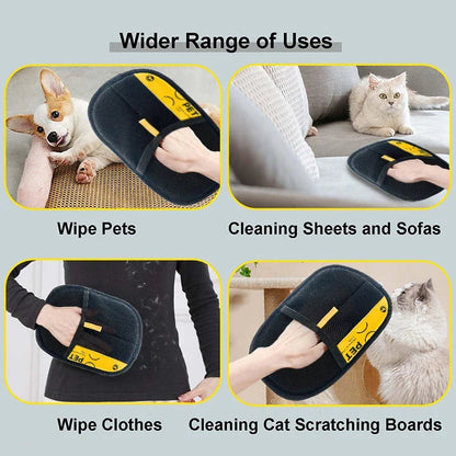 Guantes Quitapelos Electrostáticos para Perros y Gatos — Reutilizables