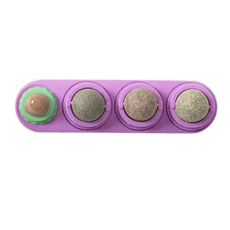Juguete Catnip Giratorio para Gatos — Limpieza de Dientes y Digestión