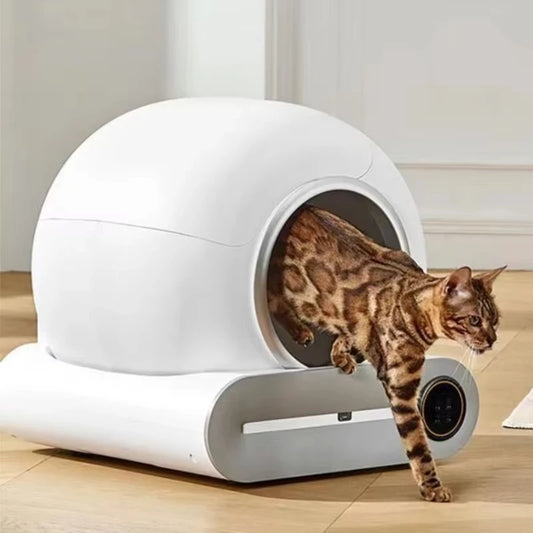 Arenero Automático Inteligente para Gatos con App WiFi — Gran Capacidad
