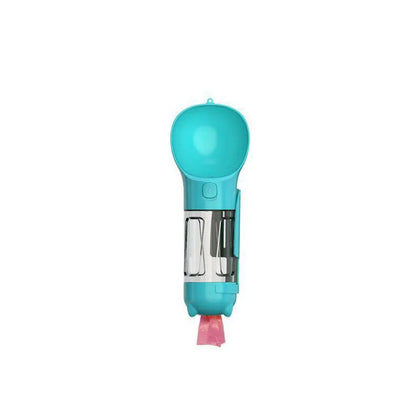 Dispensador de Agua y Comida 3 en 1 para Perros con Bolsas y Pala