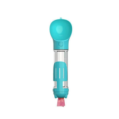 Dispensador de Agua y Comida 3 en 1 para Perros con Bolsas y Pala