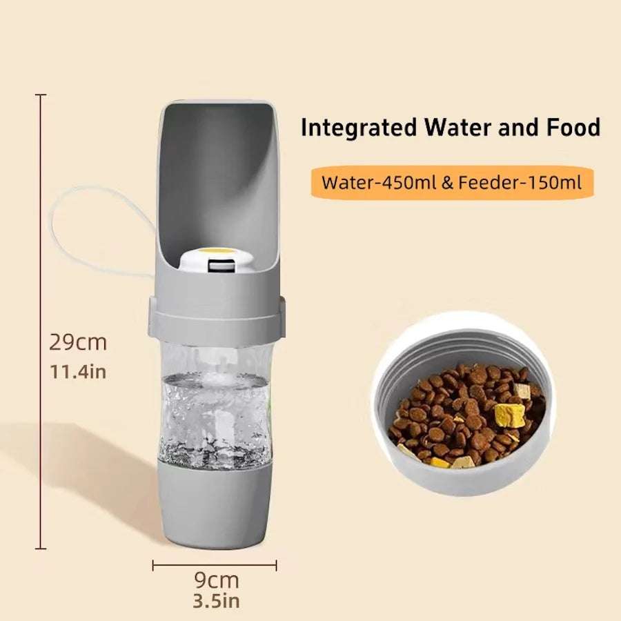 Botella De Agua Portátil Para Perros Y Gatos 500 ml