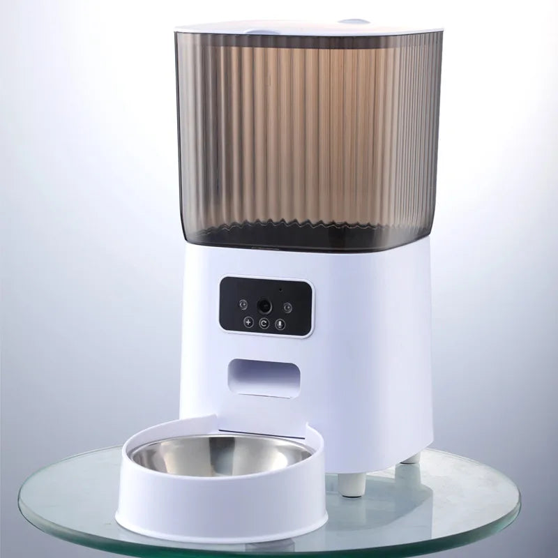 Comedero Automático con Cámara WiFi 5L para Perros y Gatos
