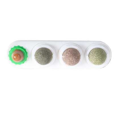 Juguete Catnip Giratorio para Gatos — Limpieza de Dientes y Digestión