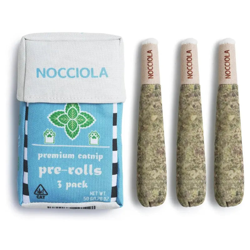 Nocciola 3 Pack Purr-Re-Roll Cat Toy Set #Summervibes #Petlovers, 100% Premium Cat Herb Filling, Natural Stimulation for Cats, Safe Teething & Kicker Toys, Perfect for Kittens