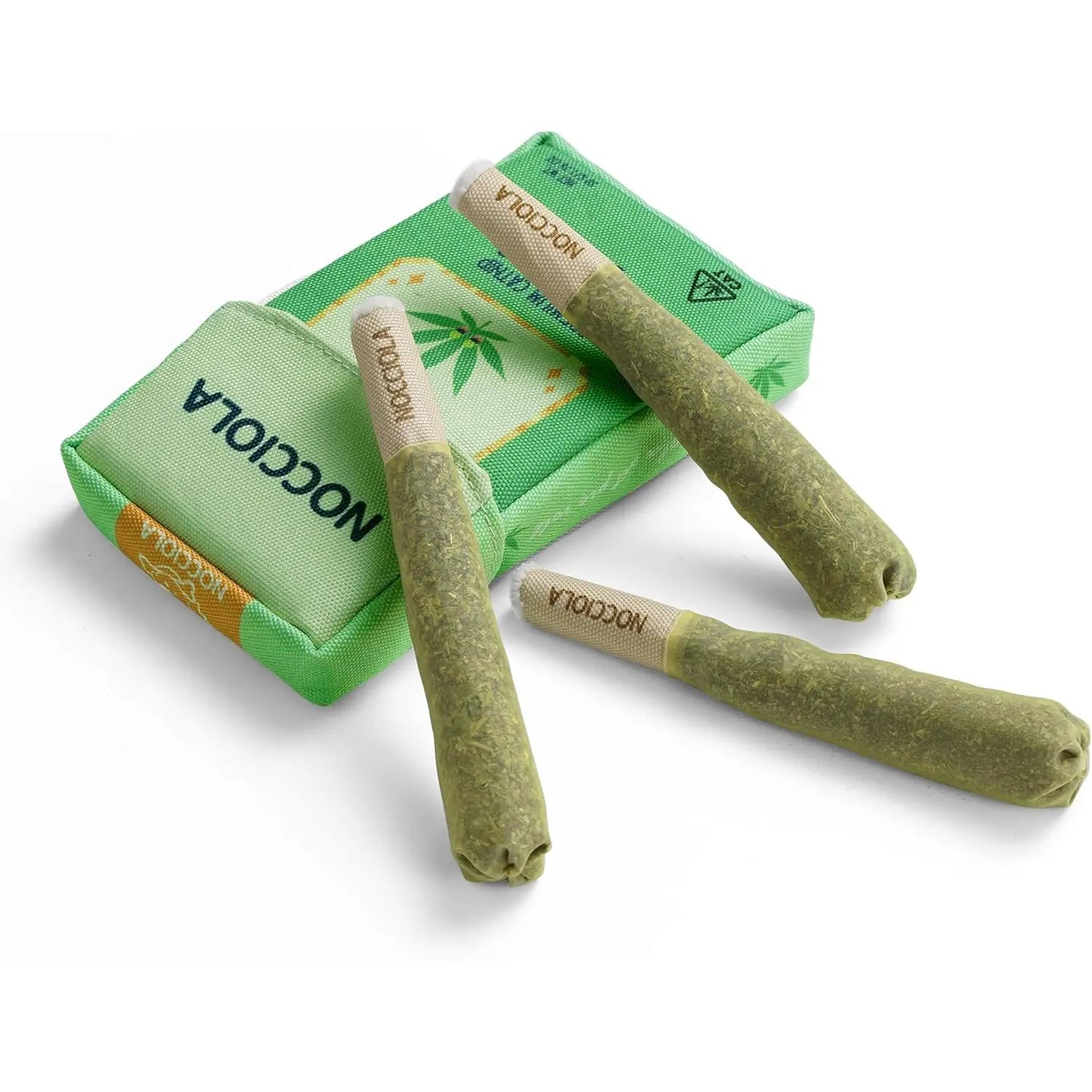 Nocciola 3 Pack Purr-Re-Roll Cat Toy Set #Summervibes #Petlovers, 100% Premium Cat Herb Filling, Natural Stimulation for Cats, Safe Teething & Kicker Toys, Perfect for Kittens